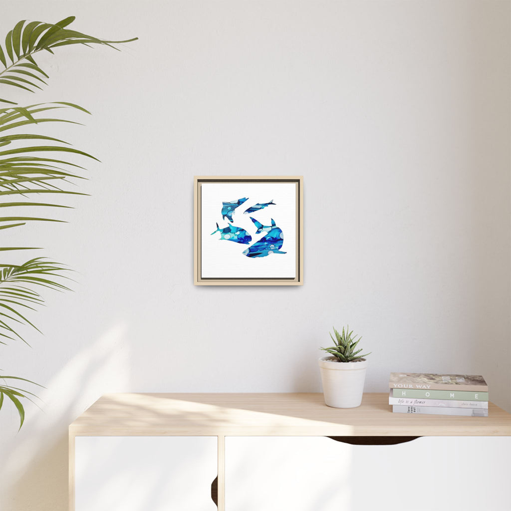 Matte Canvas, Framed (Multi-color)