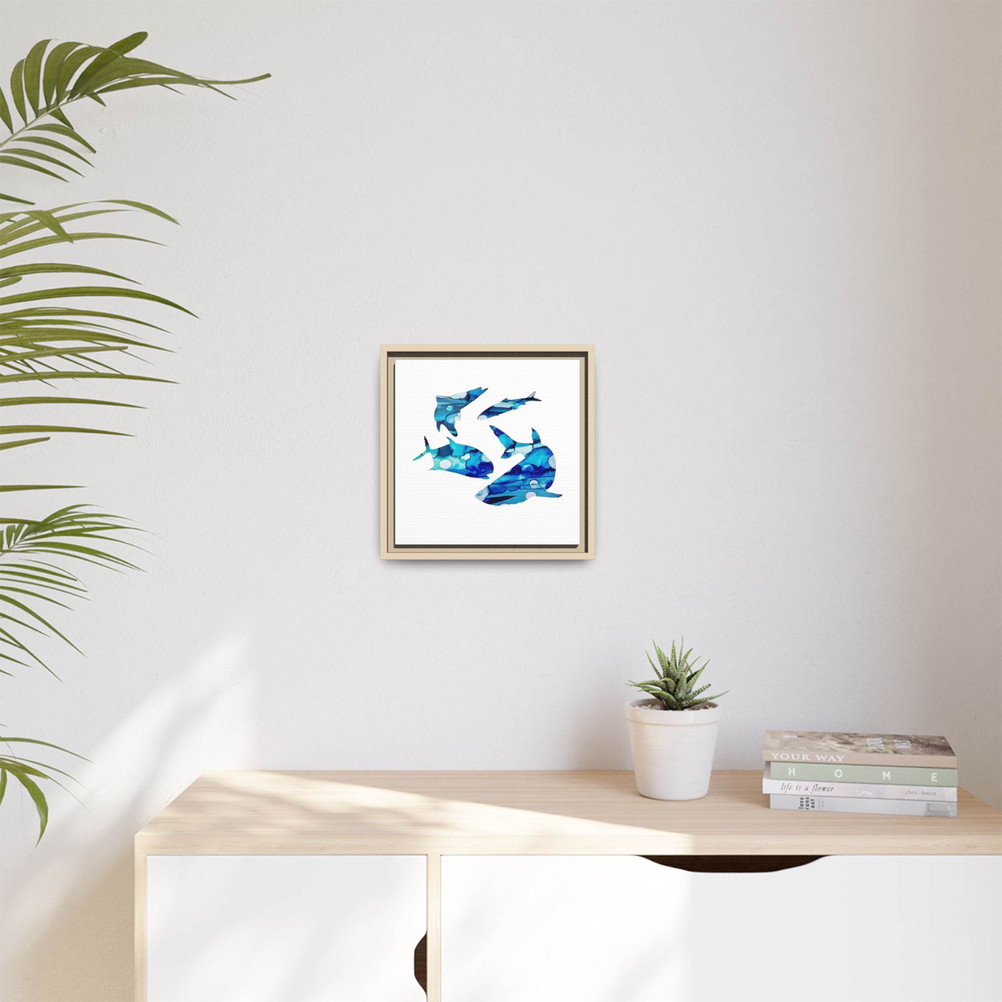 Matte Canvas, Framed (Multi-color)