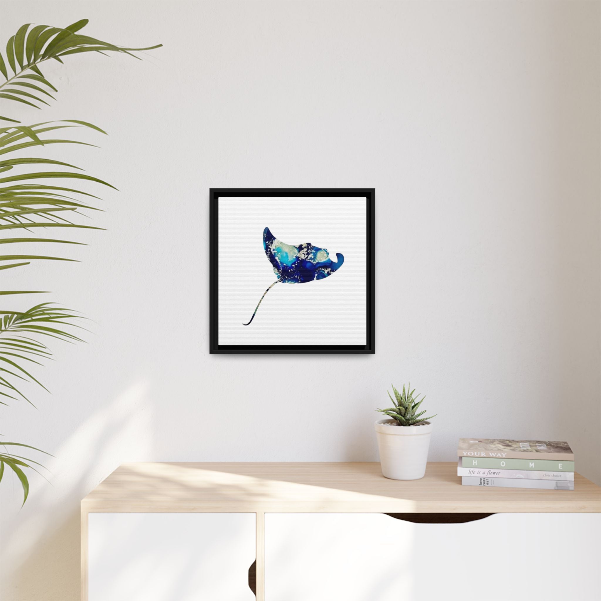 Matte Canvas, Framed (Multi-color)