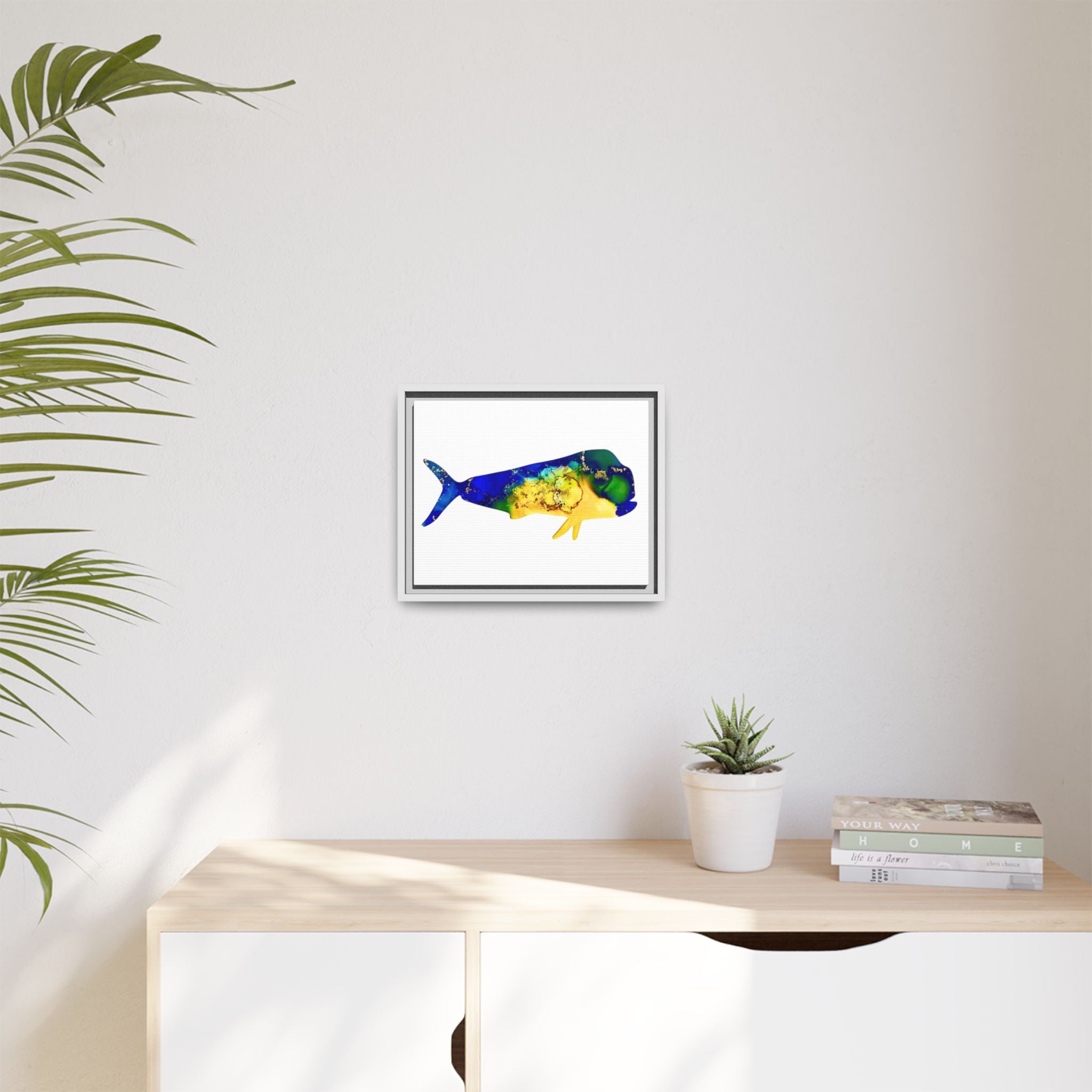 Mahi Mahi, Matte Canvas, Framed (Multi-color)