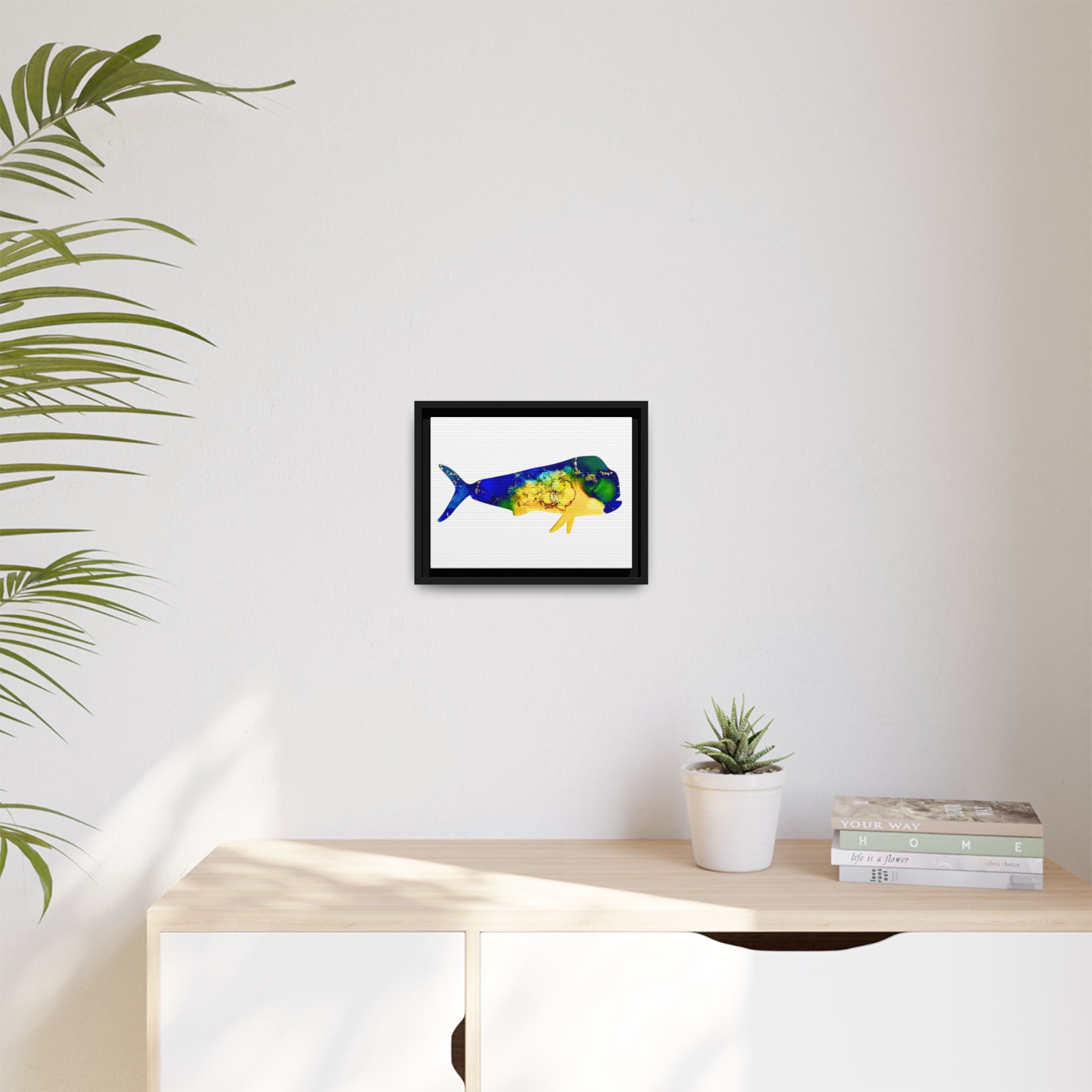 Mahi Mahi, Matte Canvas, Framed (Multi-color)