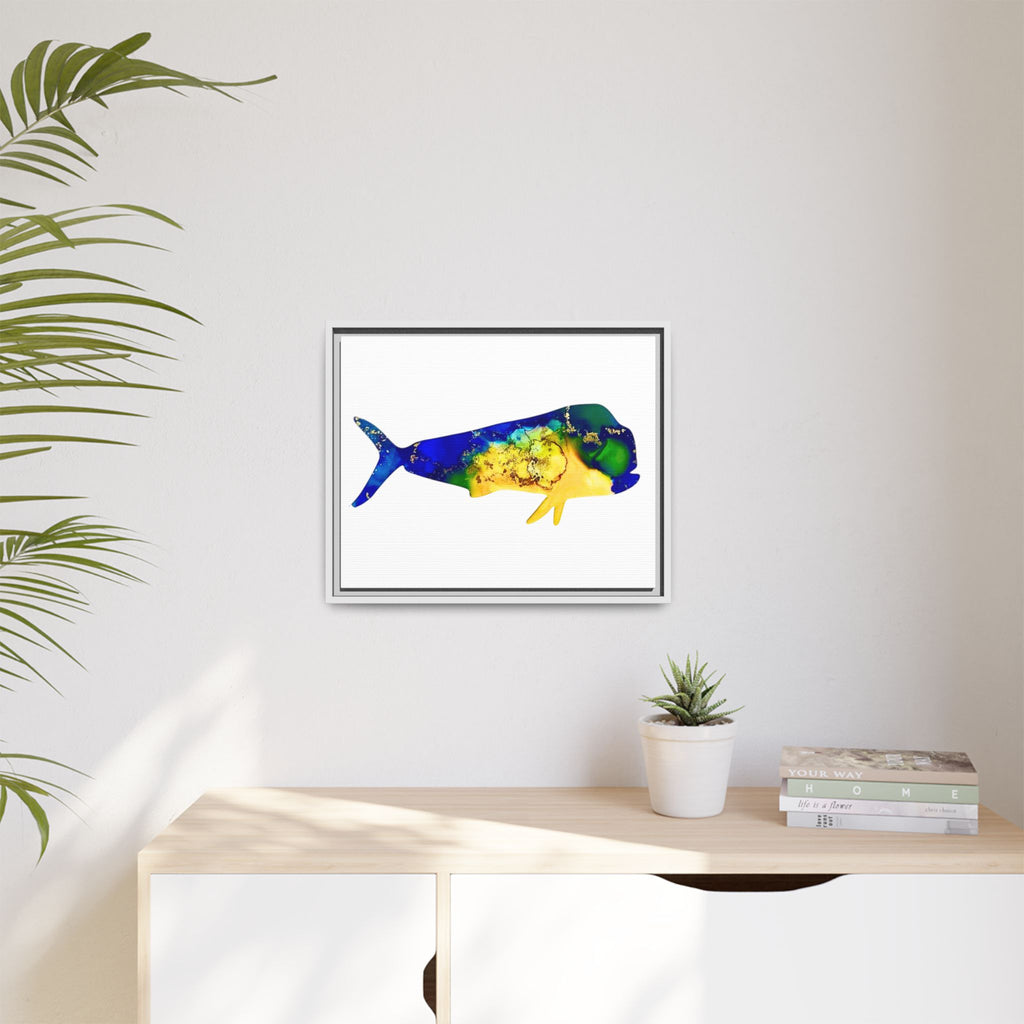 Mahi Mahi, Matte Canvas, Framed (Multi-color)