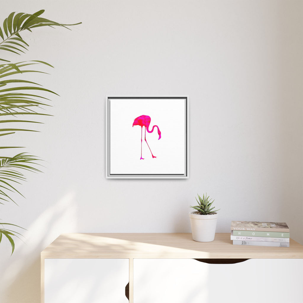 Flamingo 2, Matte Canvas, Framed (Multi-color)