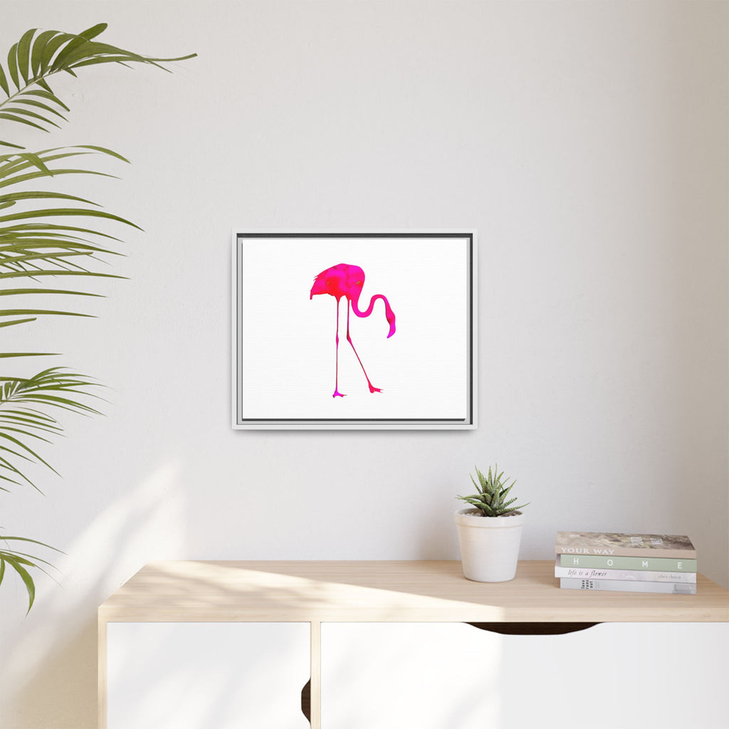 Flamingo 2, Matte Canvas, Framed (Multi-color)