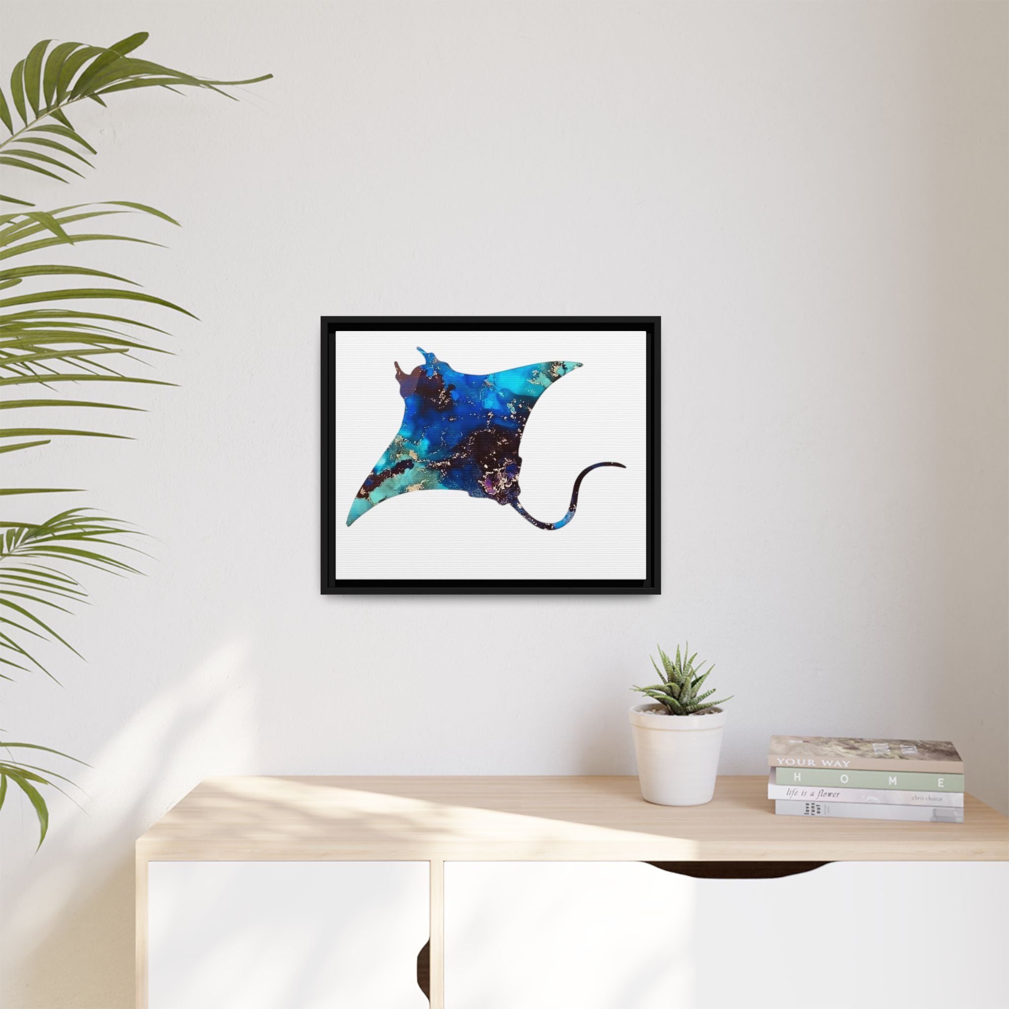Matte Canvas, Framed (Multi-color)
