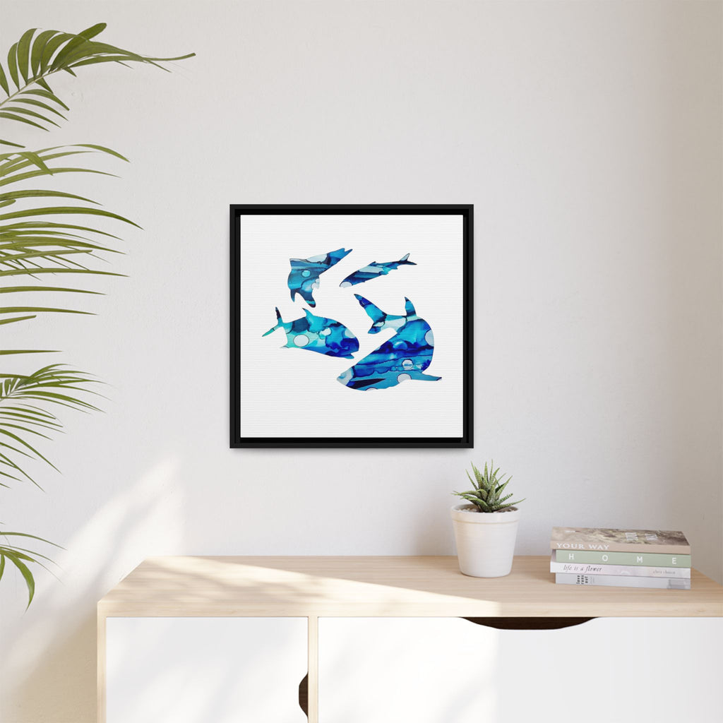 Matte Canvas, Framed (Multi-color)
