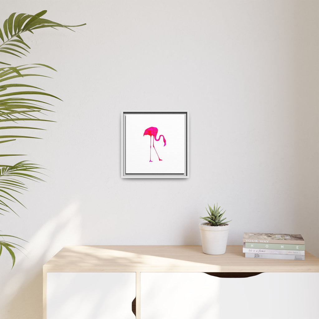 Flamingo 2, Matte Canvas, Framed (Multi-color)