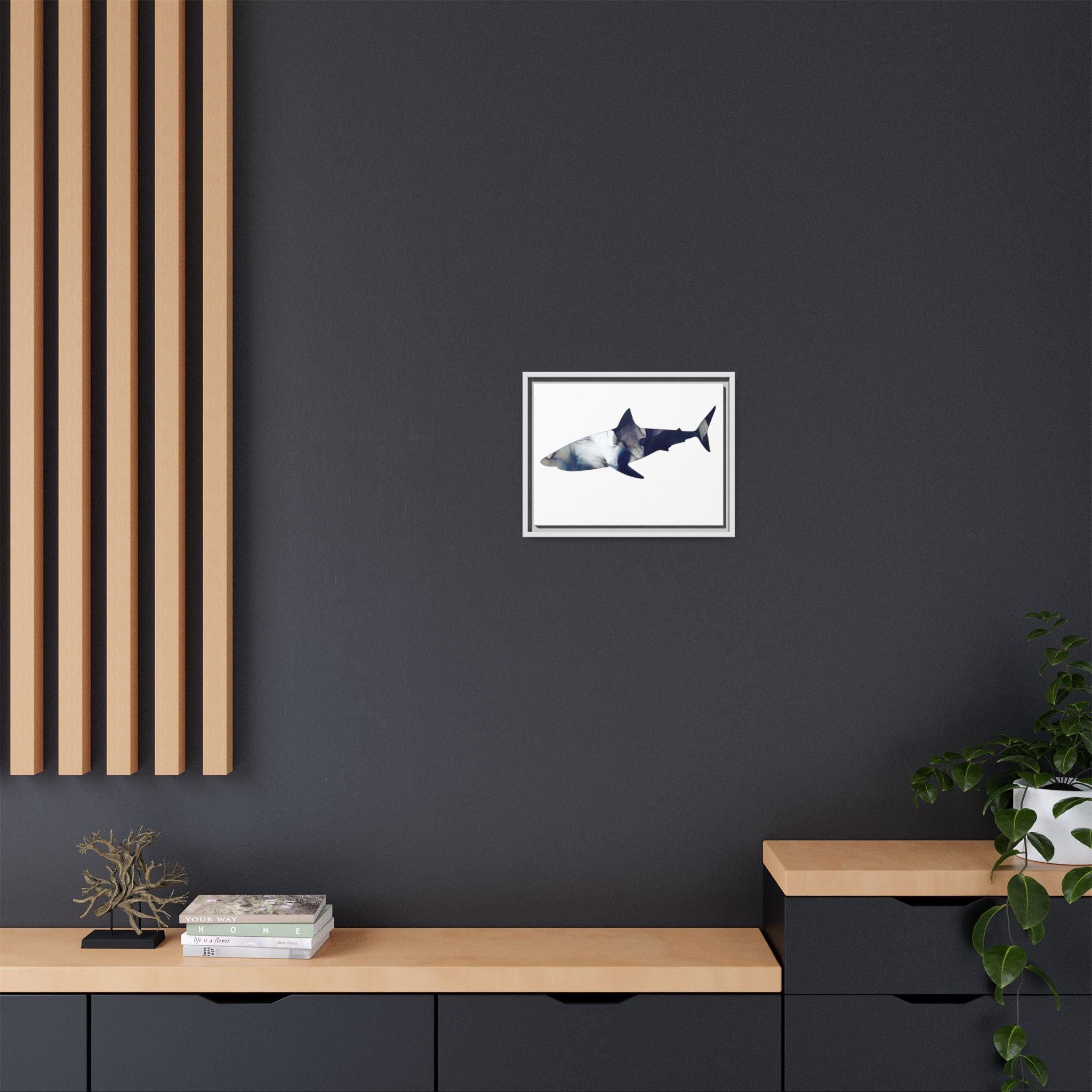 Matte Canvas, Framed (Multi-color)