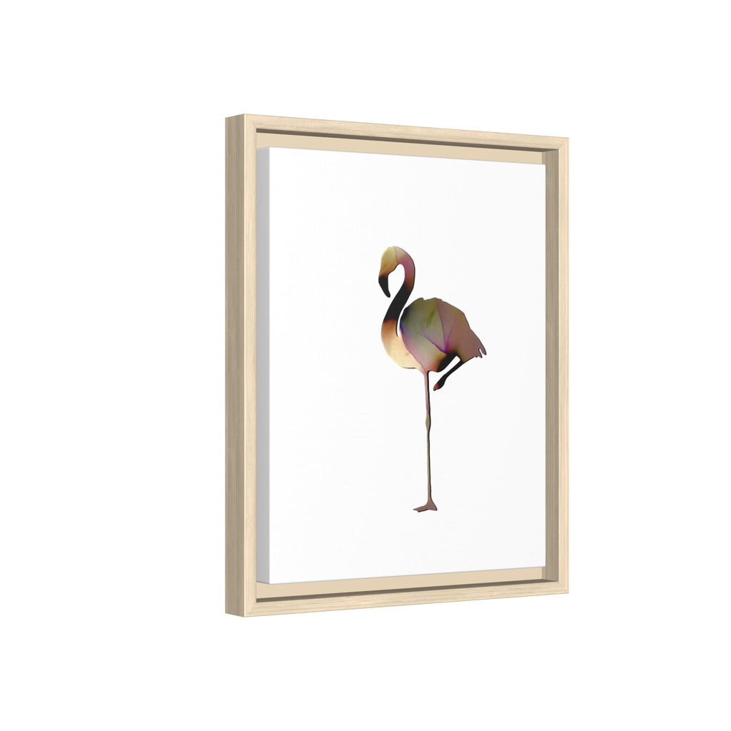 Flamingo 1, Matte Canvas, Framed (Multi-color)