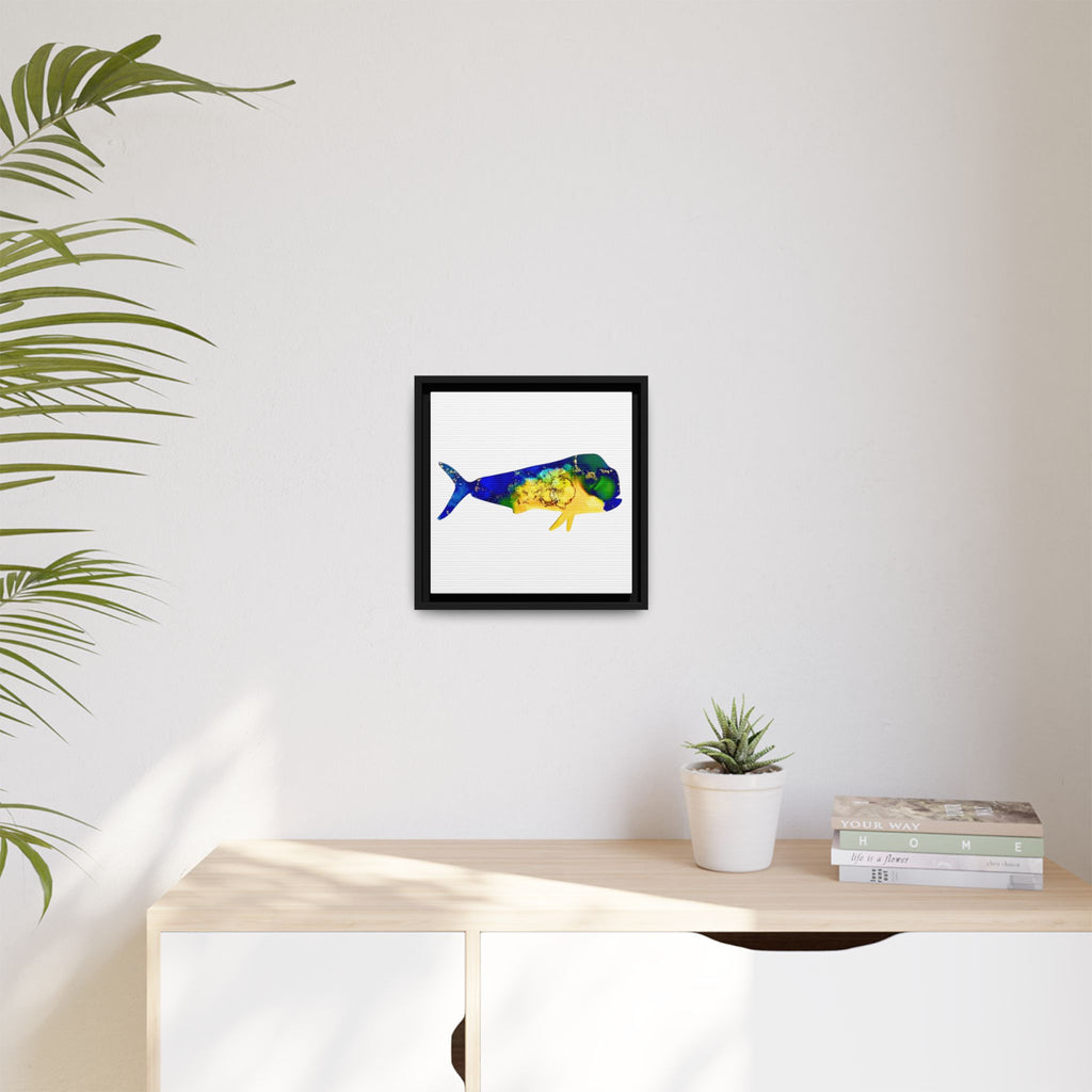 Mahi Mahi, Matte Canvas, Framed (Multi-color)