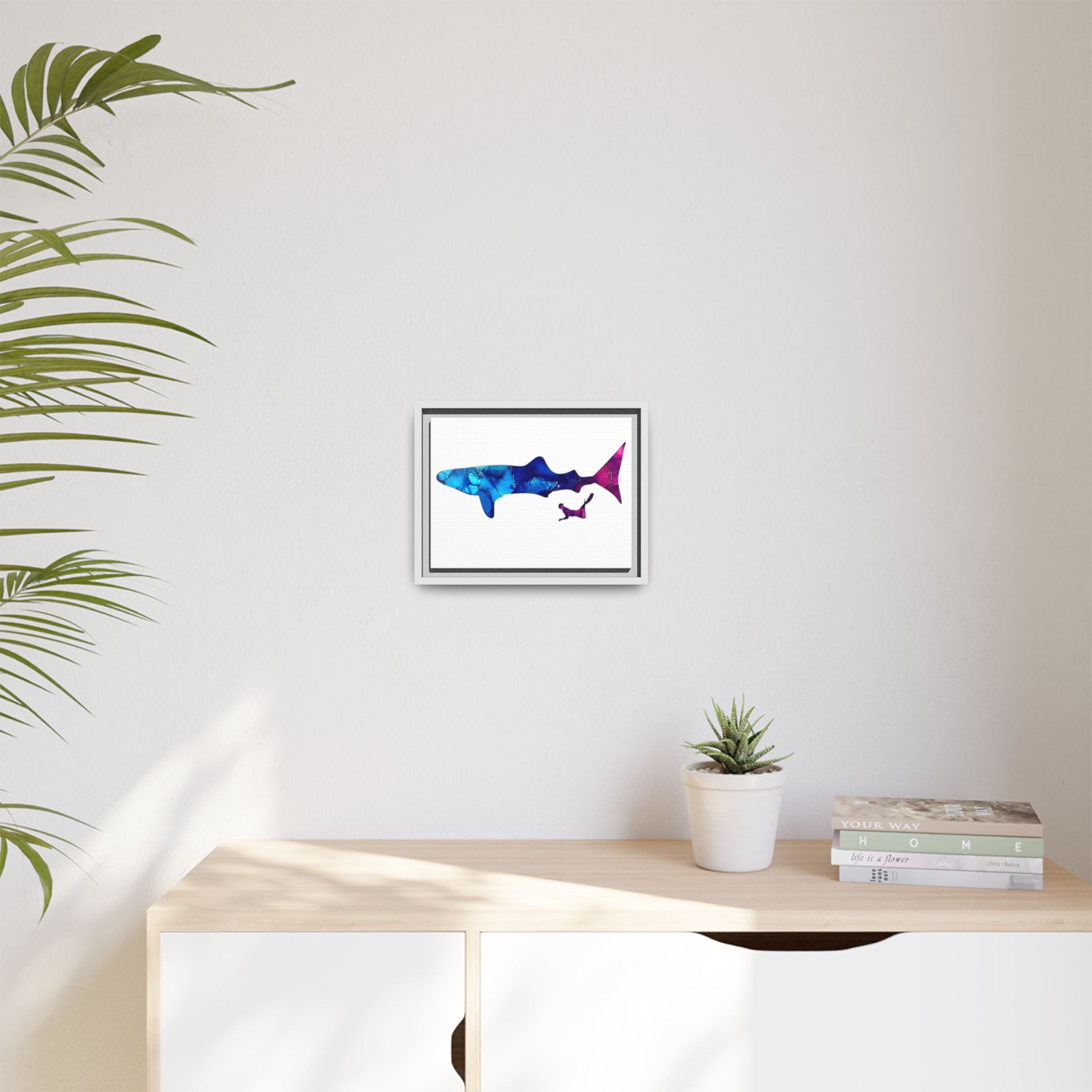 Matte Canvas, Framed (Multi-color)