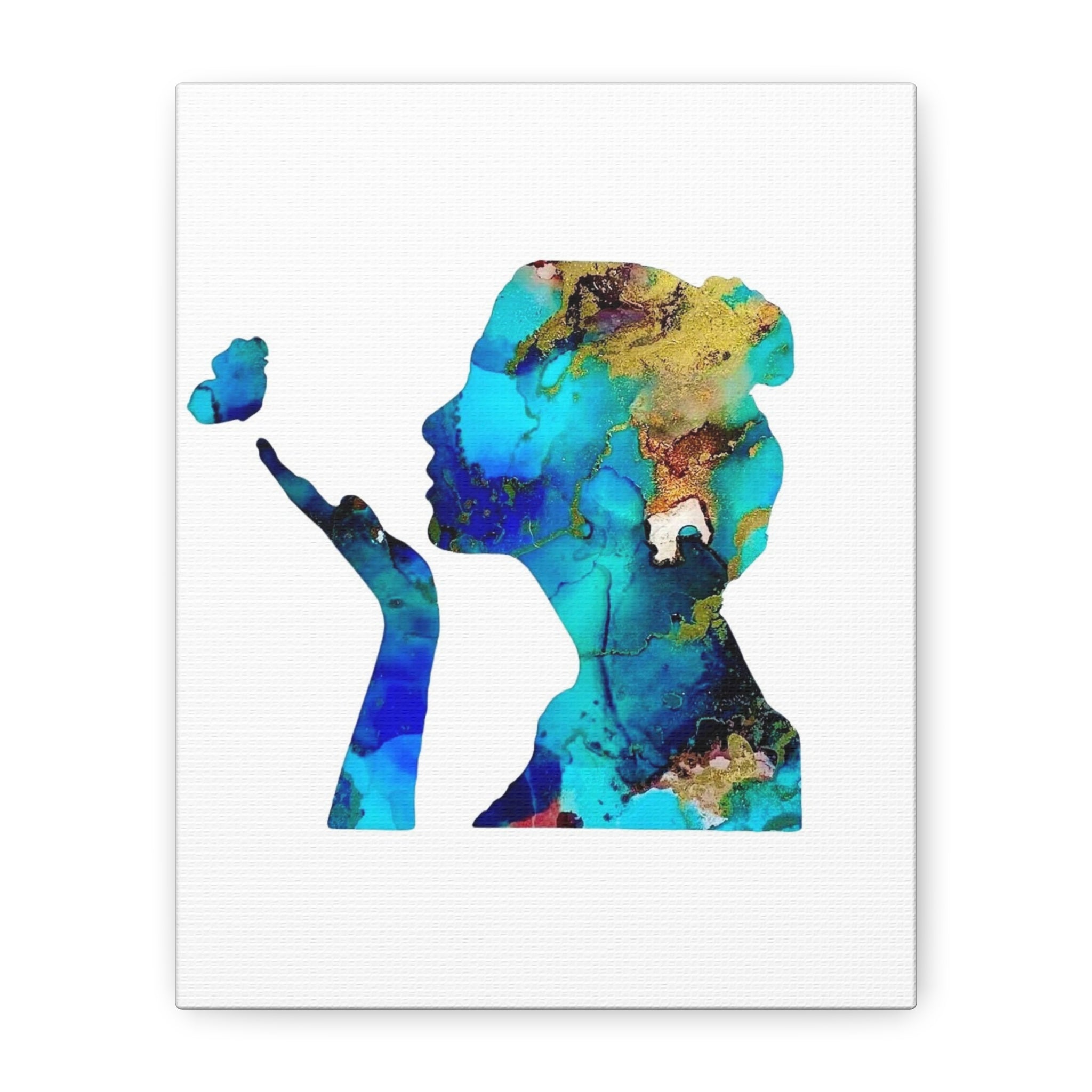 Butterfly Kisses, Matte Canvas, Stretched, 1.25"