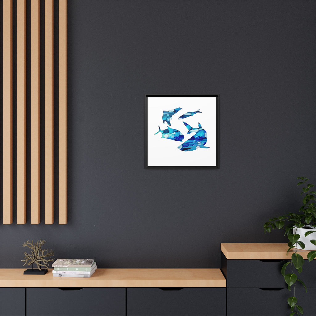 Matte Canvas, Framed (Multi-color)