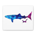 Whale and Diver,  Matte Canvas, Stretched, 1.25"