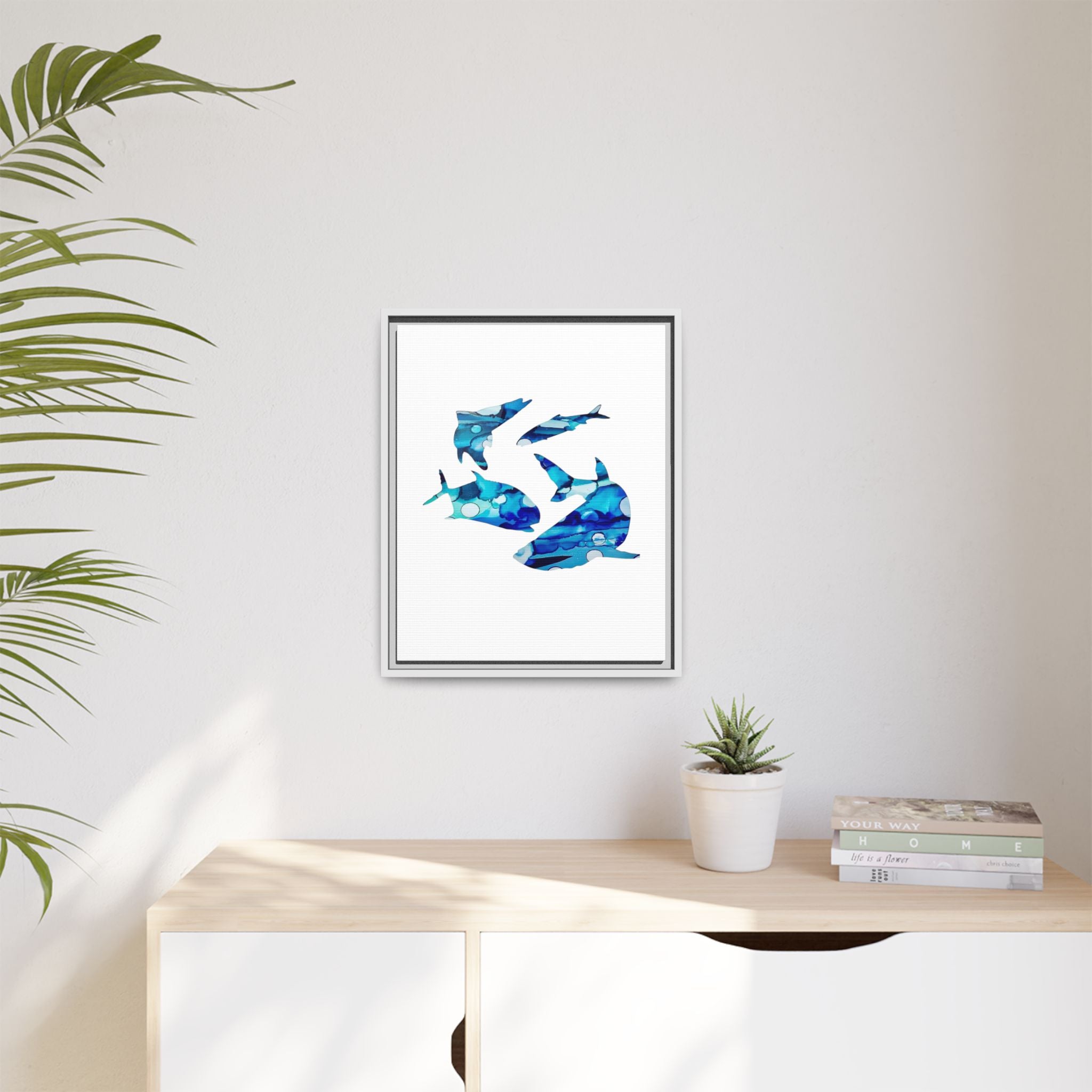 Matte Canvas, Framed (Multi-color)
