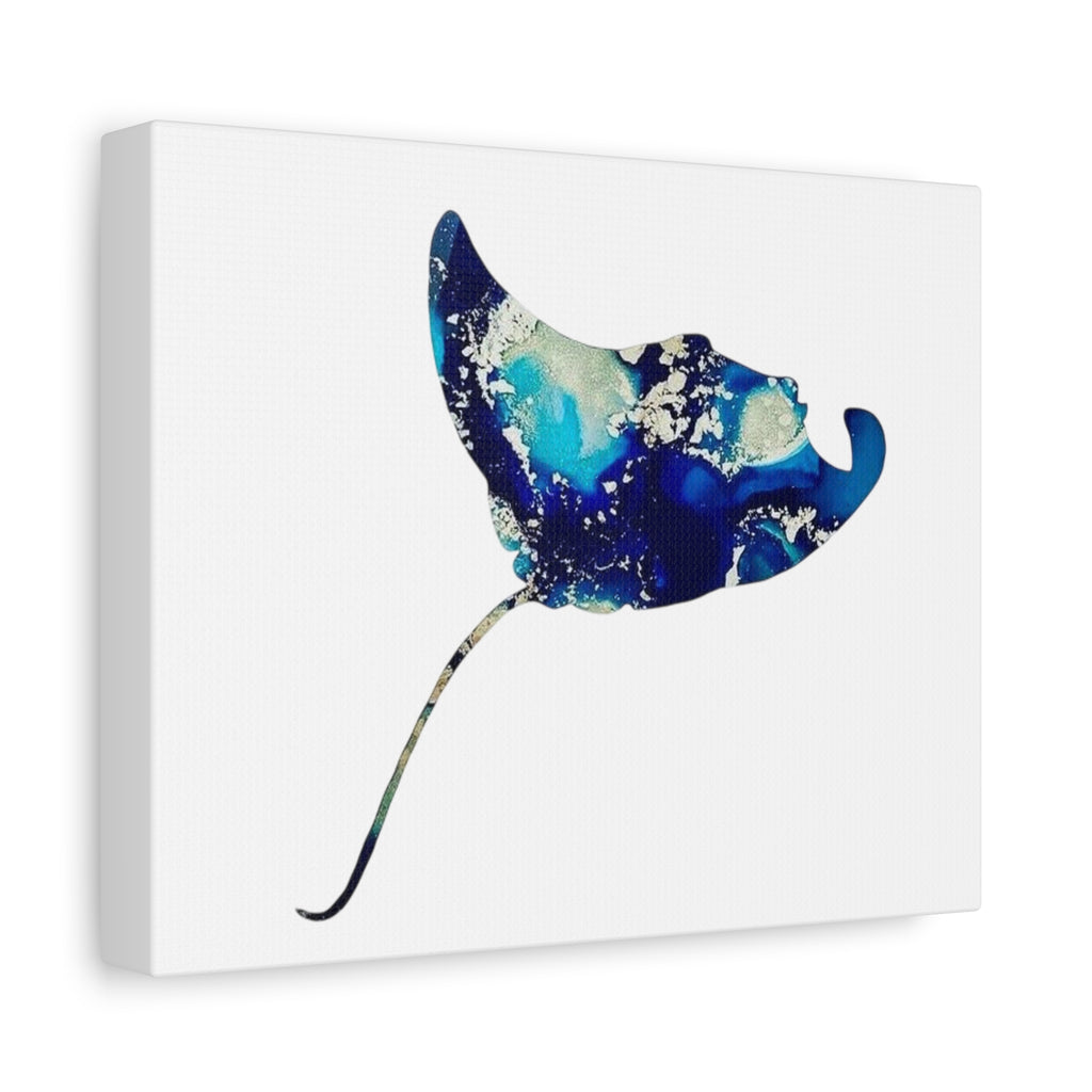 Ray in Blues, Matte Canvas, Stretched, 1.25"