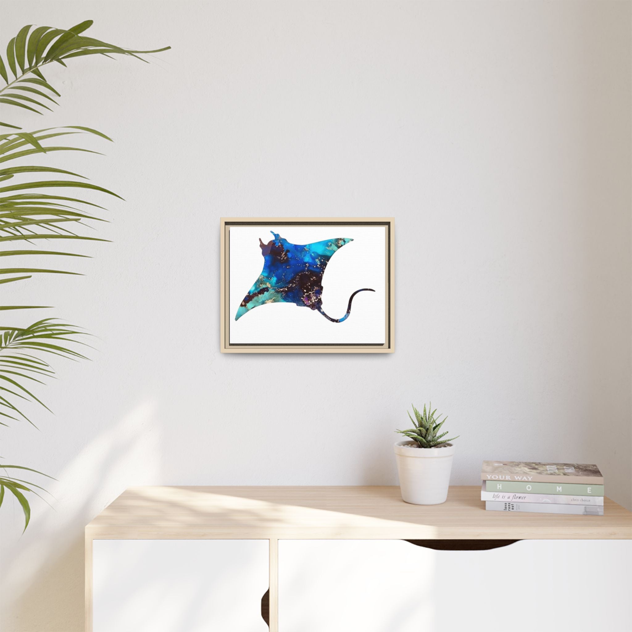 Matte Canvas, Framed (Multi-color)