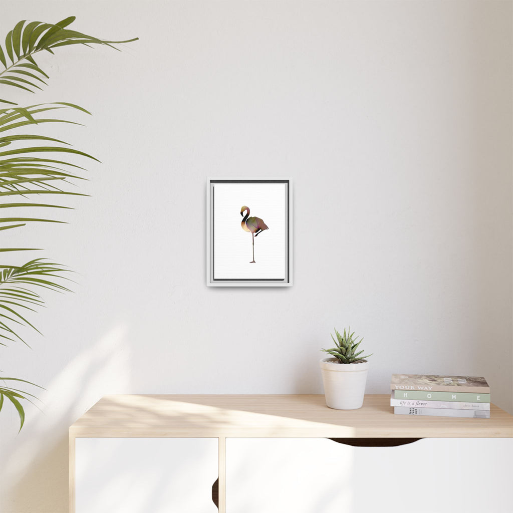 Flamingo 1, Matte Canvas, Framed (Multi-color)