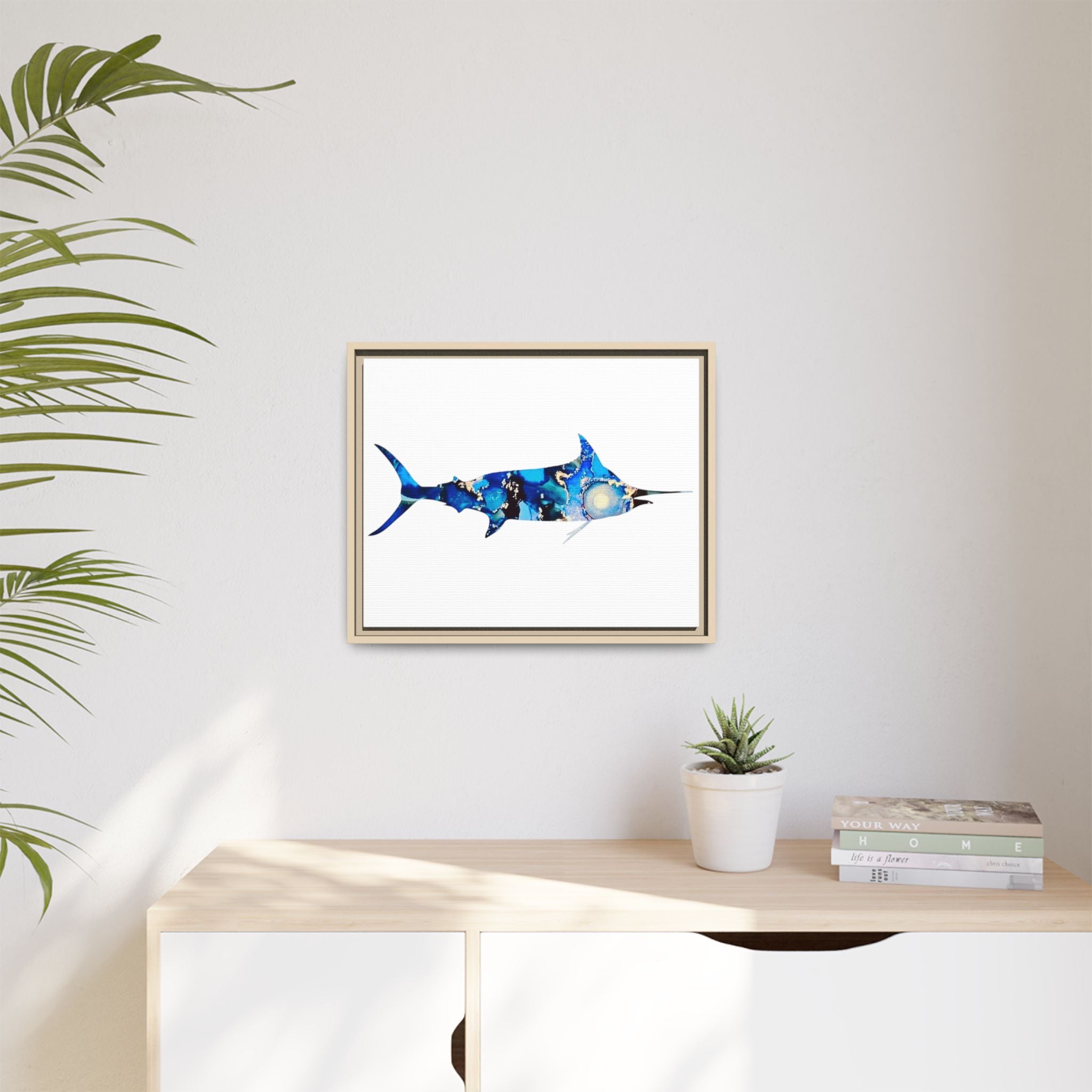 Matte Canvas, Framed (Multi-color)