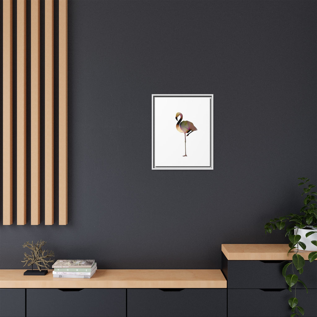 Flamingo 1, Matte Canvas, Framed (Multi-color)