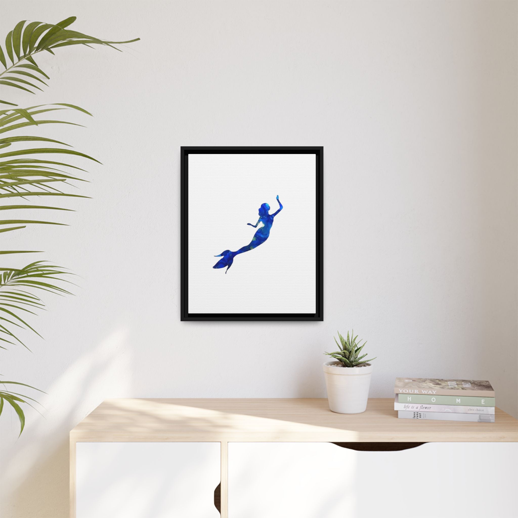 Matte Canvas, Framed (Multi-color)