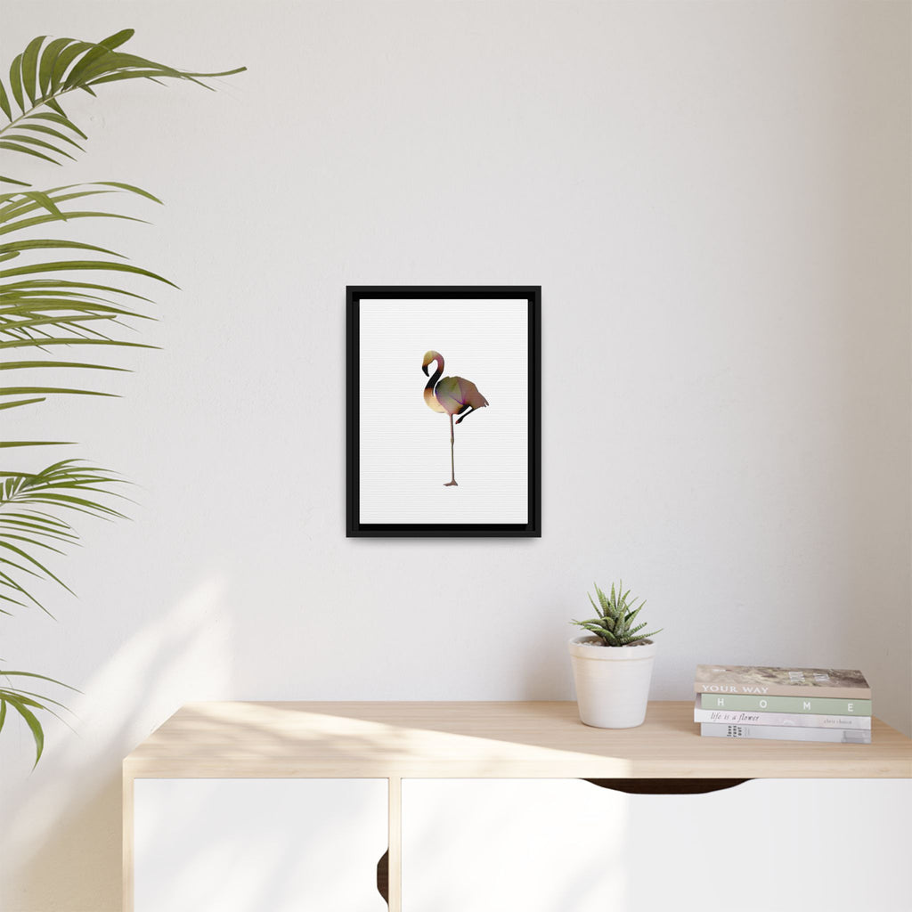 Flamingo 1, Matte Canvas, Framed (Multi-color)