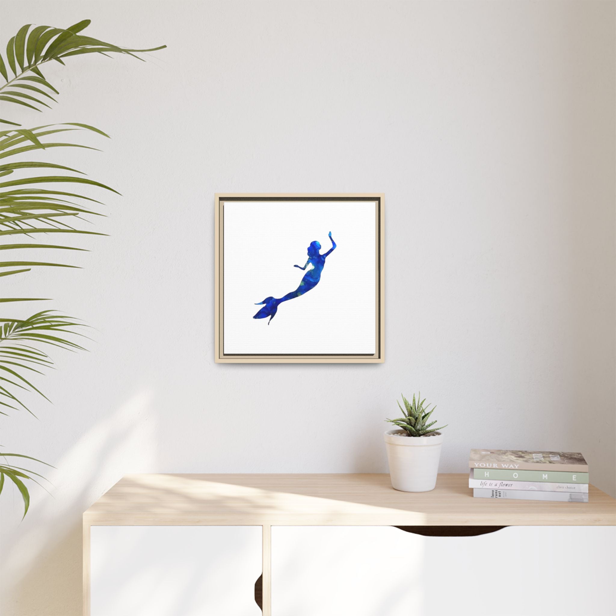 Matte Canvas, Framed (Multi-color)