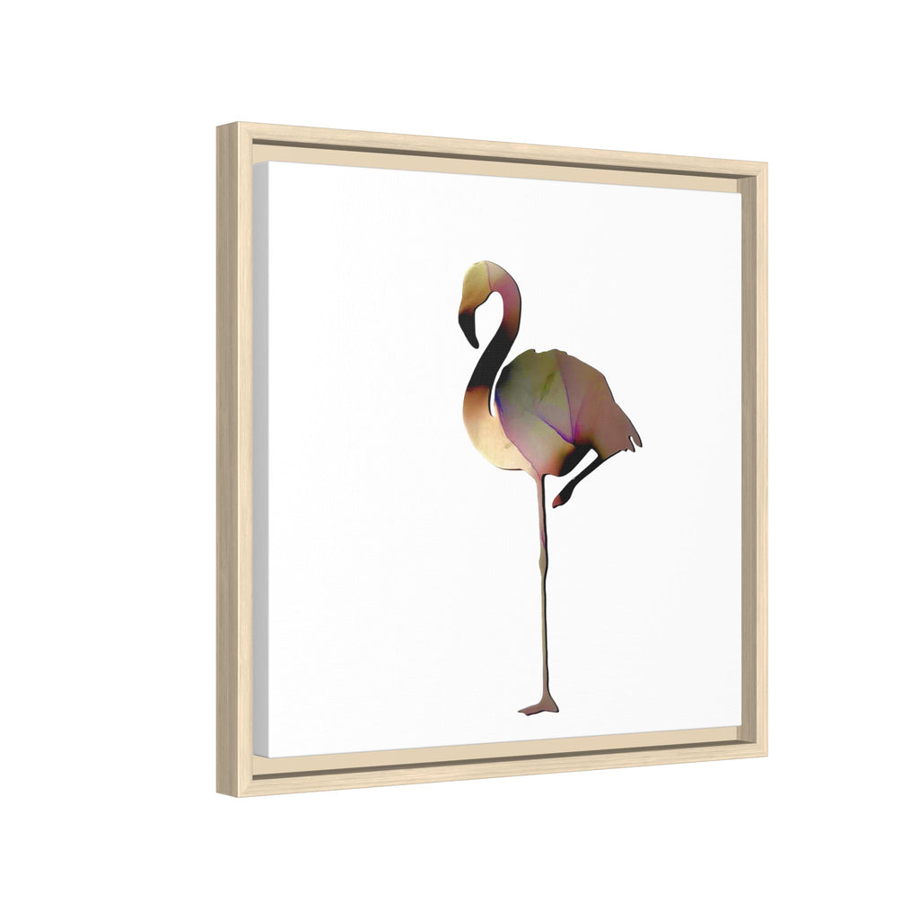 Flamingo 1, Matte Canvas, Framed (Multi-color)