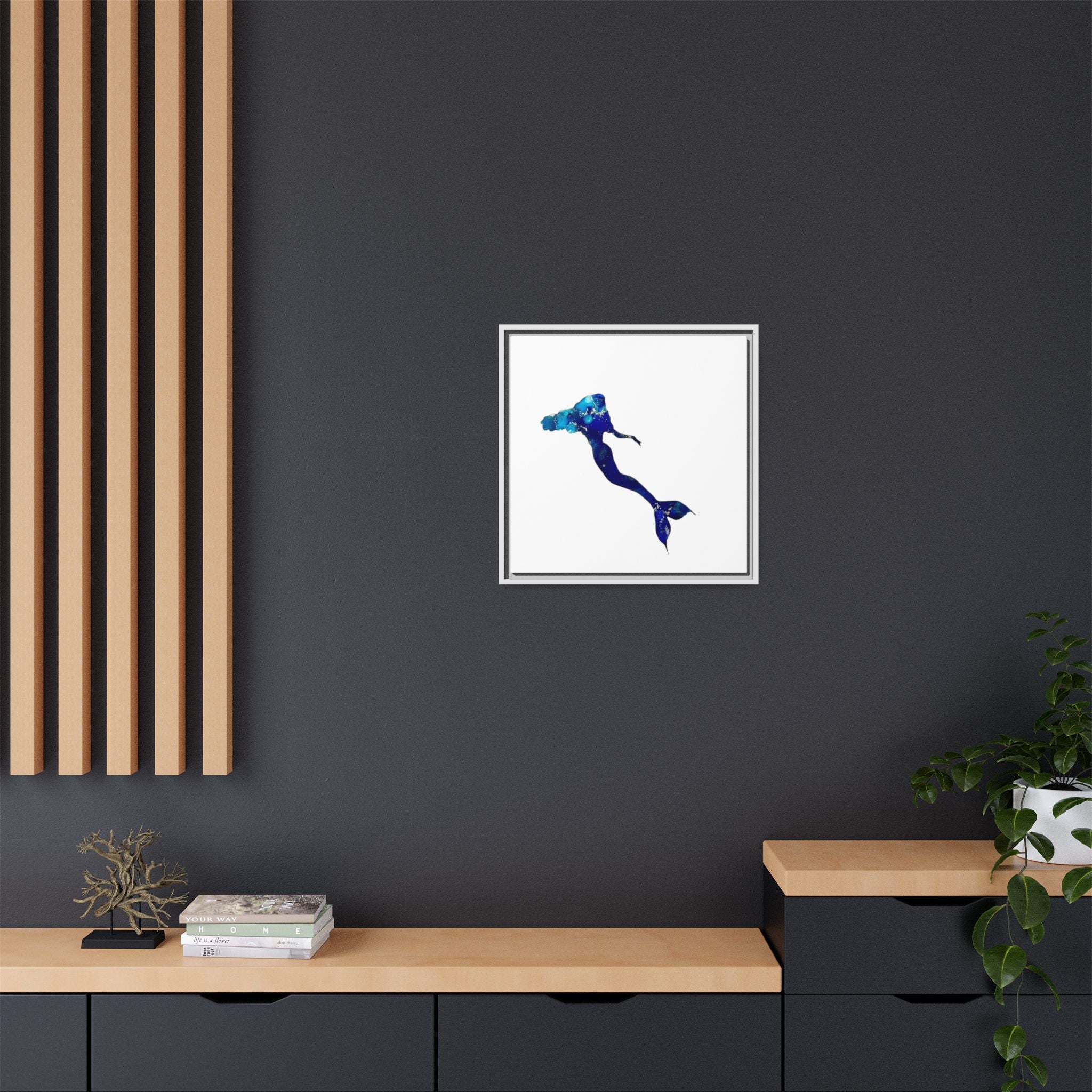 Matte Canvas, Framed (Multi-color)
