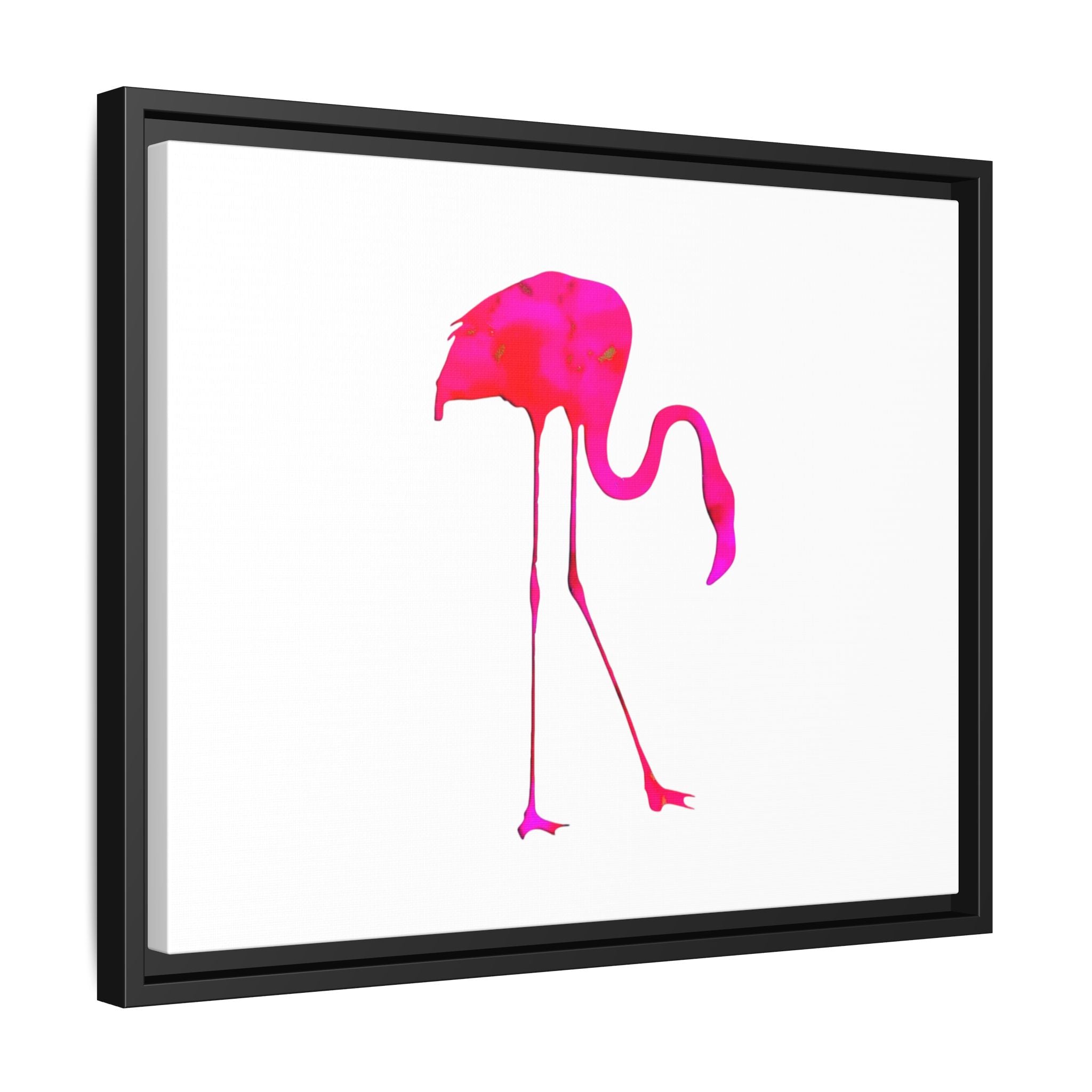 Flamingo 2, Matte Canvas, Framed (Multi-color)