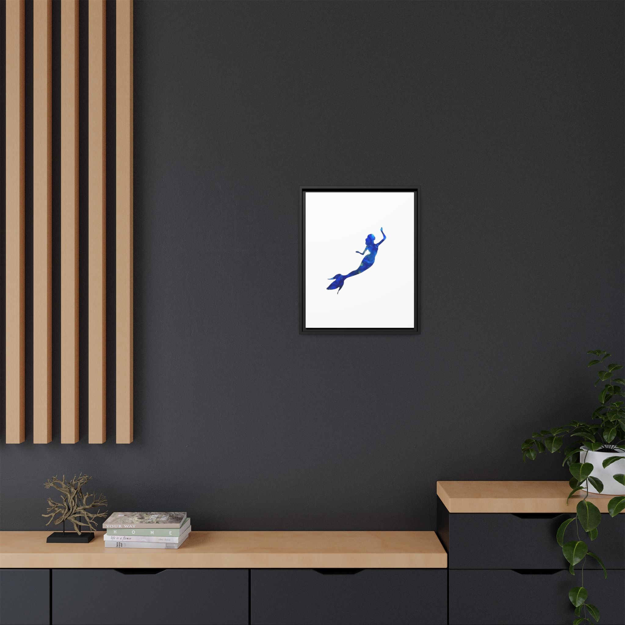 Matte Canvas, Framed (Multi-color)
