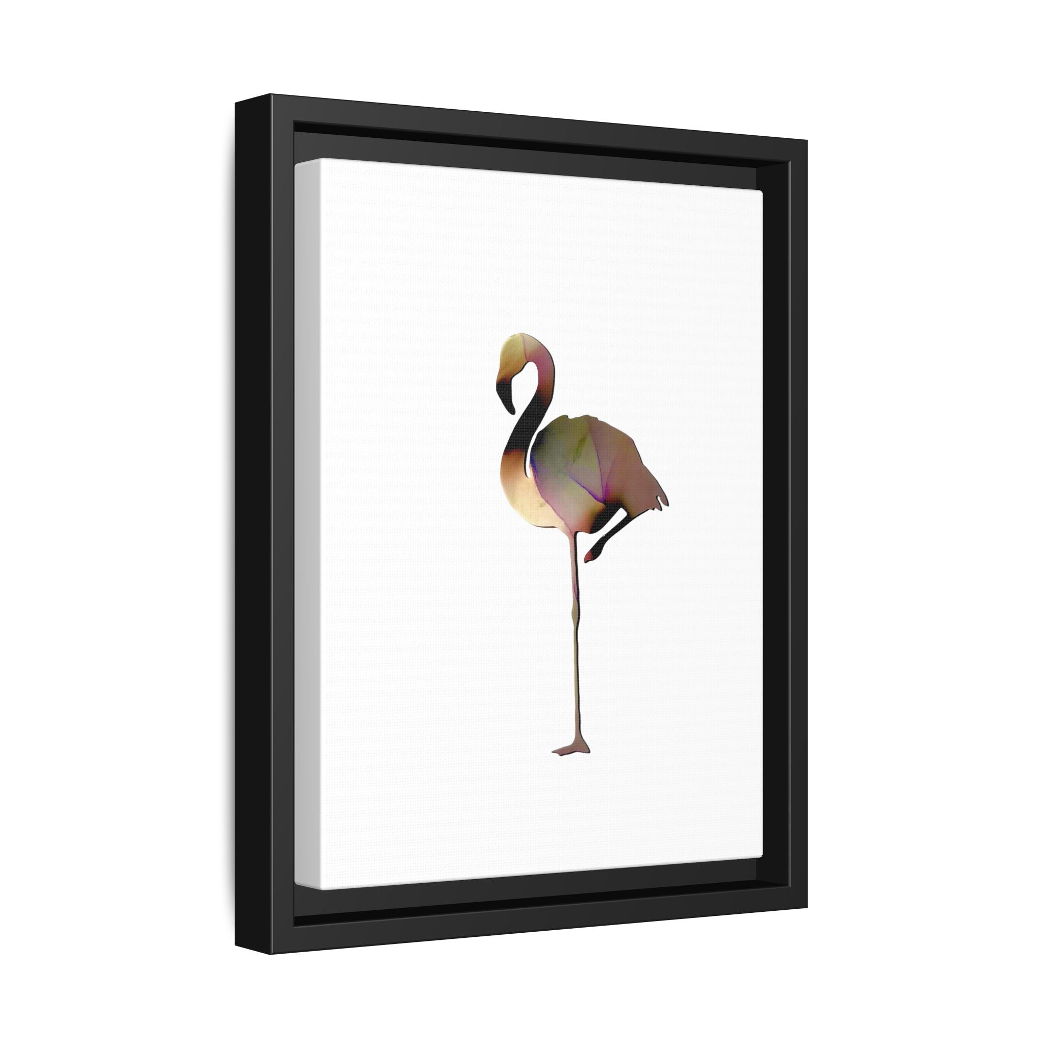 Flamingo 1, Matte Canvas, Framed (Multi-color)