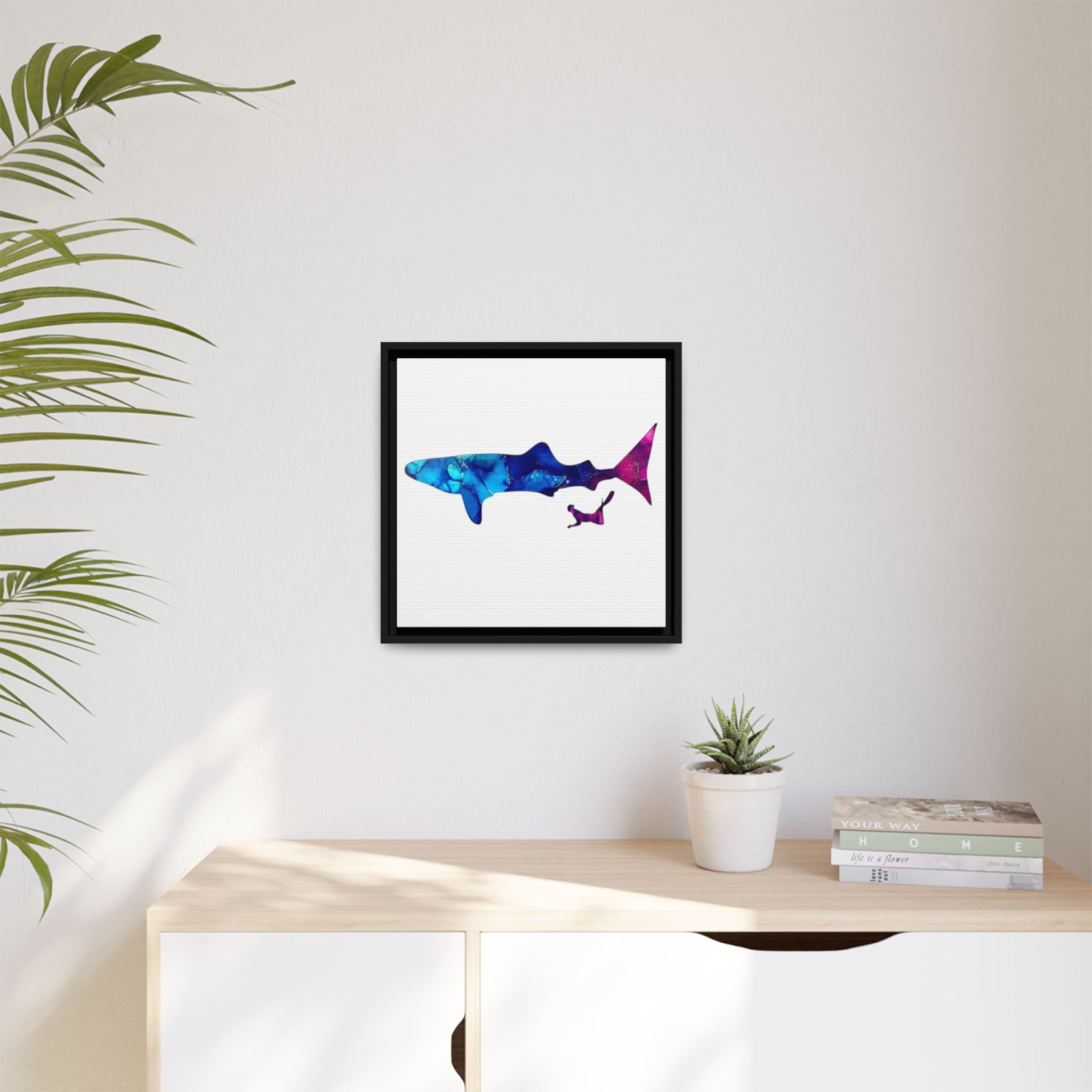 Matte Canvas, Framed (Multi-color)