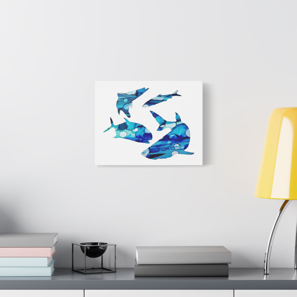 Dream Catch in Blues, Matte Canvas, Stretched, 1.25"
